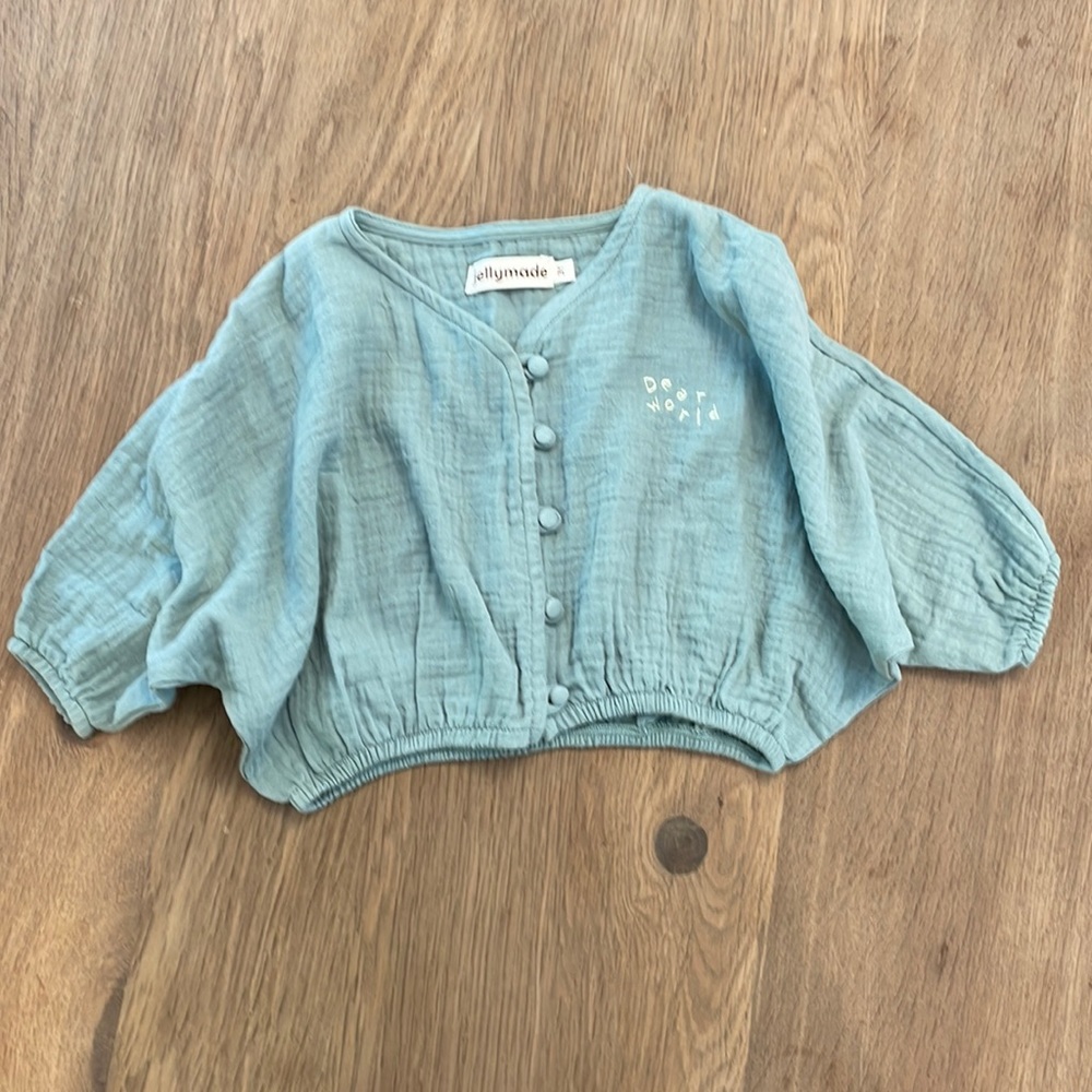 Crop Linen Top